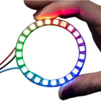 NeoPixel Ring 24x5050 RGB LED with Integrated Drivers - circuitrocks