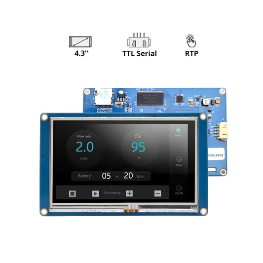 Nextion 4.3" UART TFT LCD Module Display Panel NX4827T043
