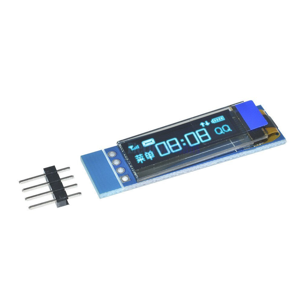 OLED LCD I2C 0.91 inch Blue Module for Arduino