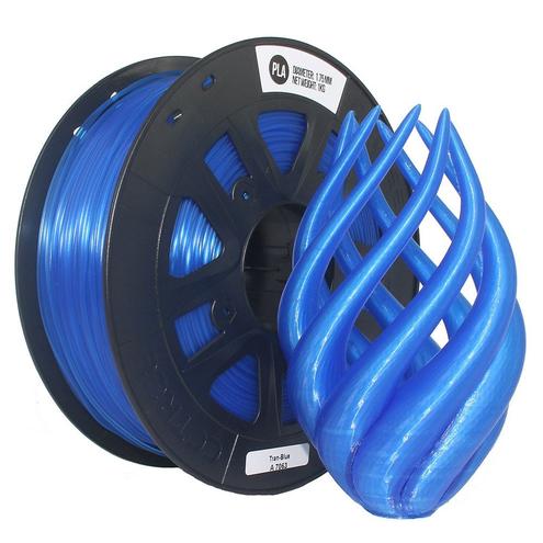CCTREE PLA 3D Printing Filament 1.75mm TRANSPARENT BLUE