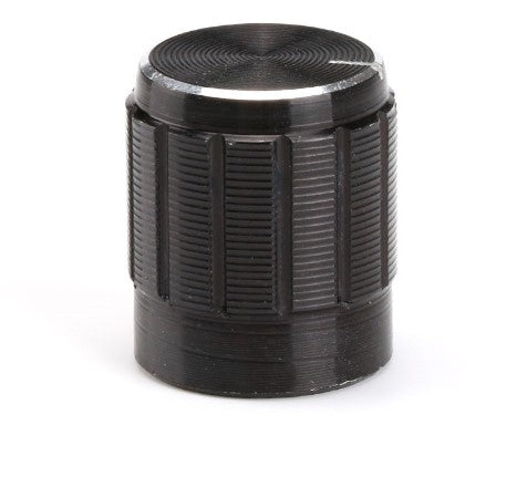 Potentiometer Knobs Cap Aluminum Black 15*16.5mm 10PCS