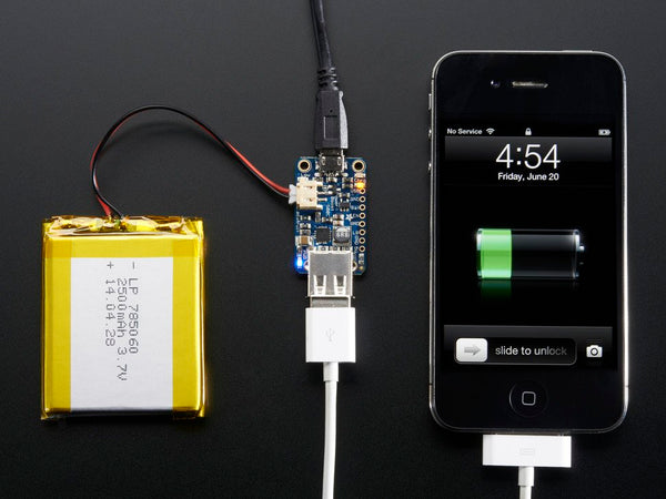 PowerBoost 500 Charger - Rechargeable 5V Lipo USB Boost @ 500mA+ - circuitrocks