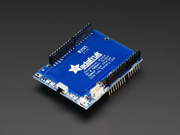 PowerBoost 500 Shield - Rechargeable 5V Power Shield Adafruit - circuitrocks