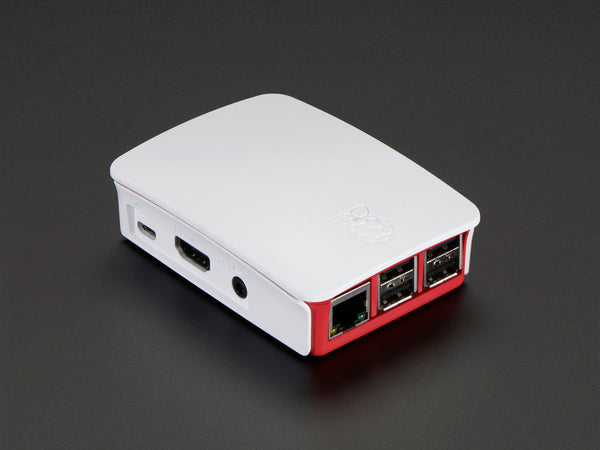 Raspberry Pi 3 B+ Case Red and White - circuitrocks