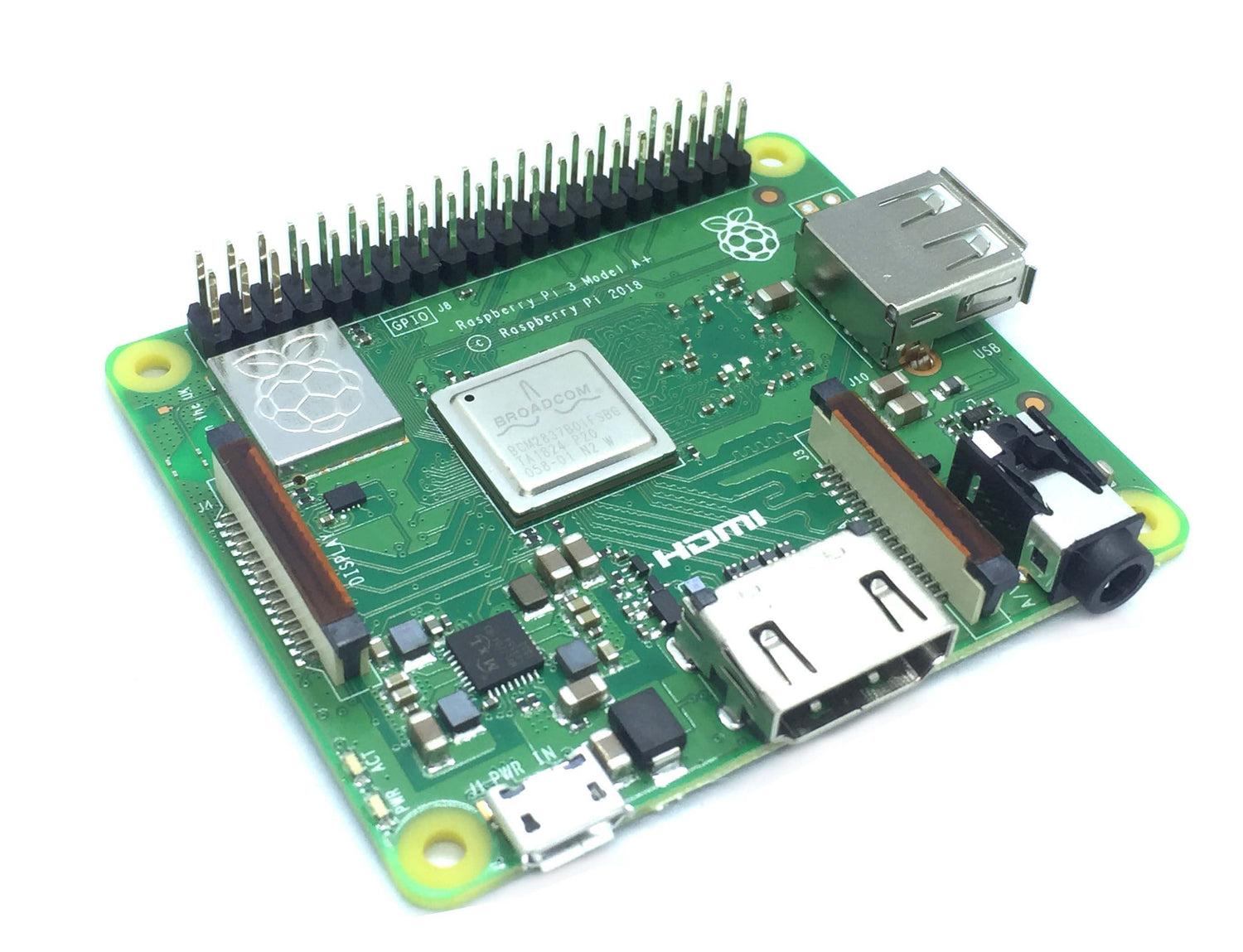 Raspberry Pi 3 Model A+ - Compact 1.4GHz SBC with WiFi/BT