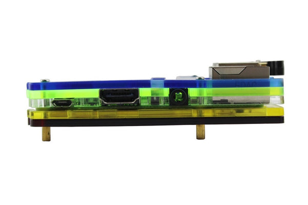 Raspberry Pi 3 Model B Rainbow Case - circuitrocks