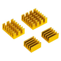 Raspberry Pi 4 Model B Aluminum Heat Sink Gold - circuitrocks