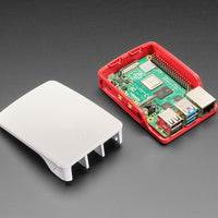 Raspberry Pi 4 Official Case Red White - circuitrocks