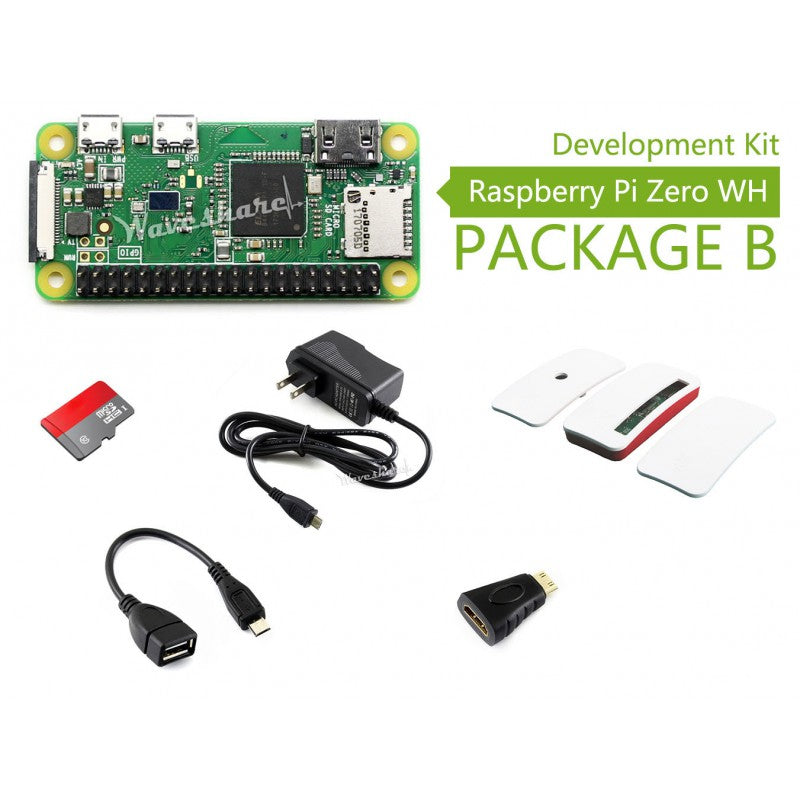 Raspberry Pi Zero WH Package B with Official Case