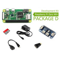 Raspberry Pi Zero WH Package D with USB HUB HAT - circuitrocks