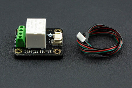 Relay 10A Module Arduino and Raspberry Pi Compatible Digital Gravity - DFRobot DFR0473 image 1