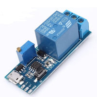 Relay Adjustable Timer Micro USB Power Module - circuitrocks