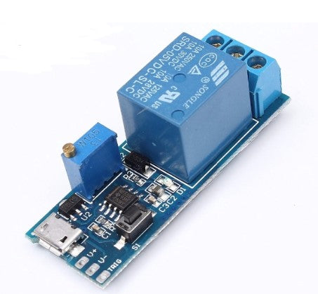 Relay Adjustable Timer Micro USB Power Module - circuitrocks