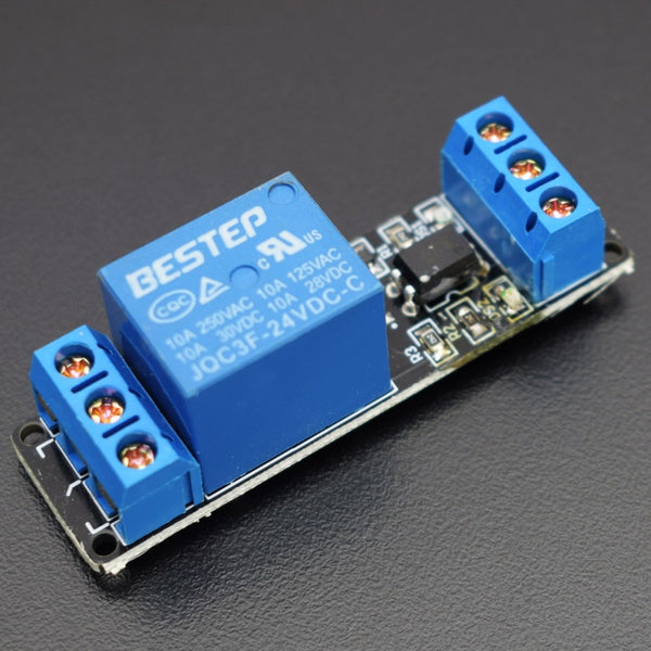5V 10A 1-Channel Relay Module with Optocoupler (NO/NC) - circuitrocks