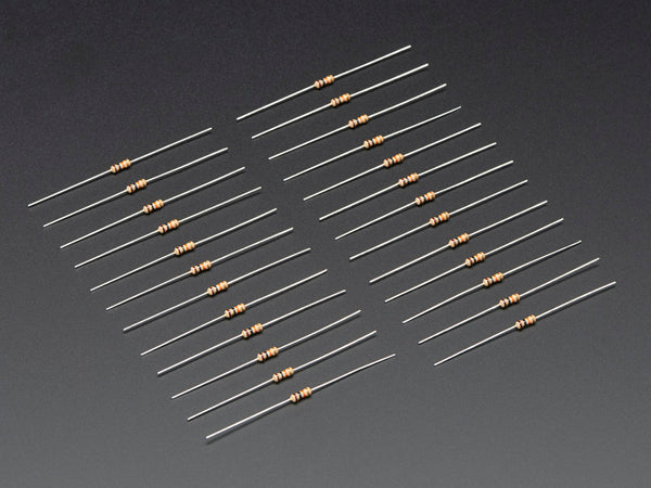 Resistor Through-Hole 10K ohm 5% 1/4W Pack of 10 - circuitrocks