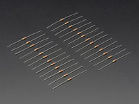 Resistor Through-Hole 2.2K ohm 5% 1/4W - Pack of 10 - circuitrocks