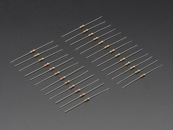 Resistor Through-Hole 220 ohm 5% 1/4W Pack of 10 - circuitrocks