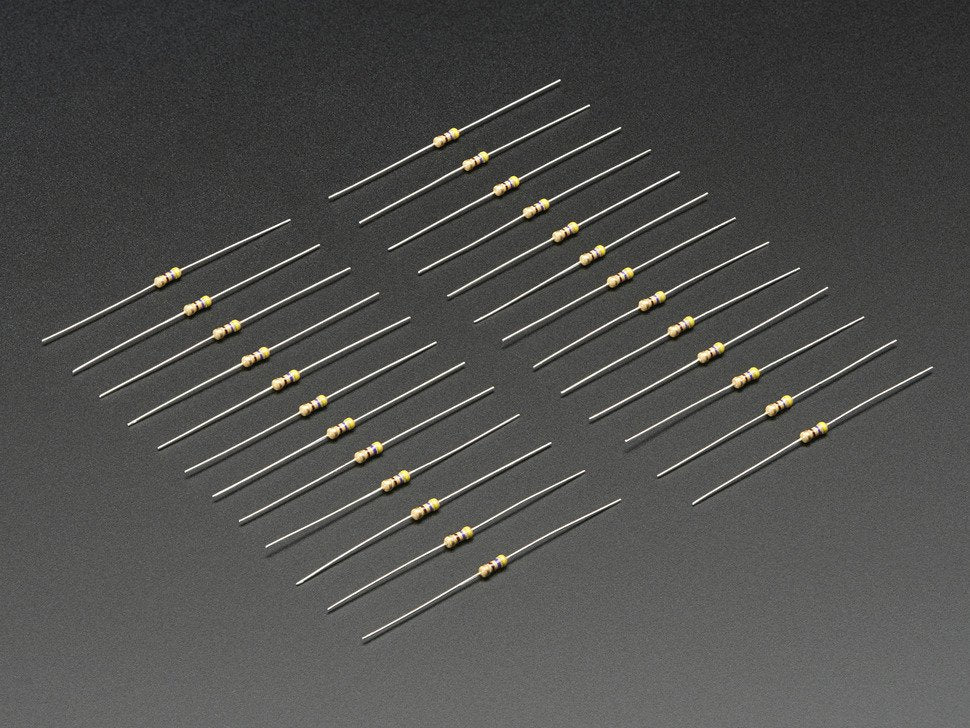 Resistor Through-Hole 470 ohm 5-1-4W Pack of 10 - circuitrocks