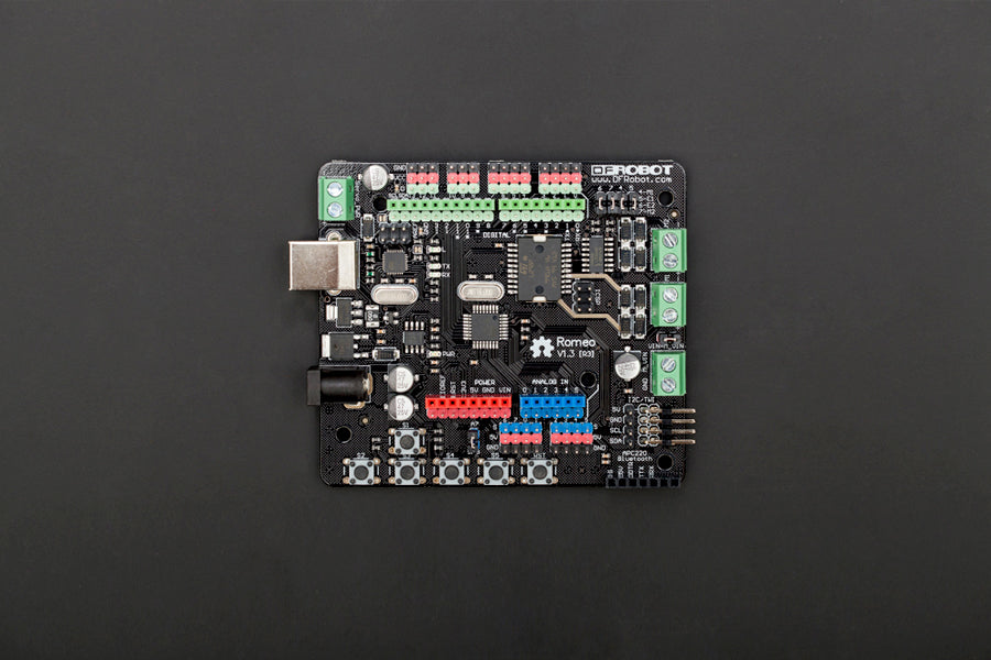 Romeo Arduino Robot Control Board with Motor Driver - DFRobot DFR0004 image 1