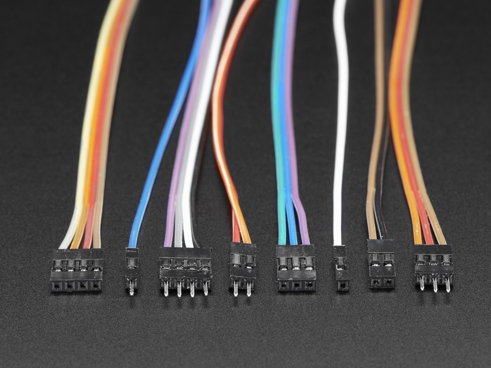 Adafruit Row Wire Housing Small Single-Pack DIY - 3145