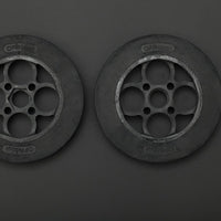 Rubber Wheel 136×24mm Pair - DFRobot FIT0252 image 1