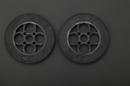 Rubber Wheel 136×24mm Pair