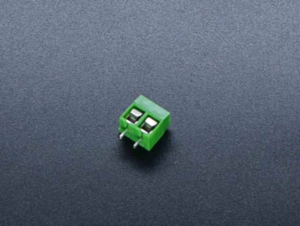 Screw Terminals 2Pin 5mm Pitch Green 5PCS - circuitrocks
