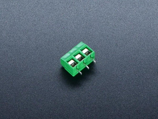 Screw Terminals 3Pin 5mm Pitch Green 5PCS - circuitrocks