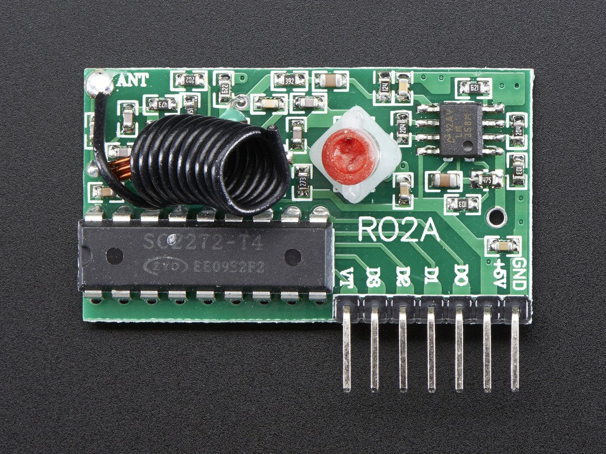 Simple RF T4 Receiver 315MHz - 4-Channel Toggle Output