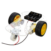 Smart Robot Car 2WD Motor Chassis /Tracing Remote Control Two-wheel Drive Three-wheel Universal - circuitrocks