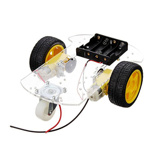 Smart Robot Car 2WD Motor Chassis /Tracing Remote Control Two-wheel Drive Three-wheel Universal