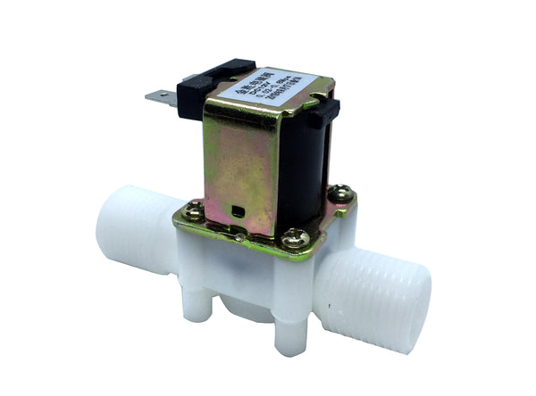 Solenoid Water Valve Plastic Normally Closed - circuitrocks