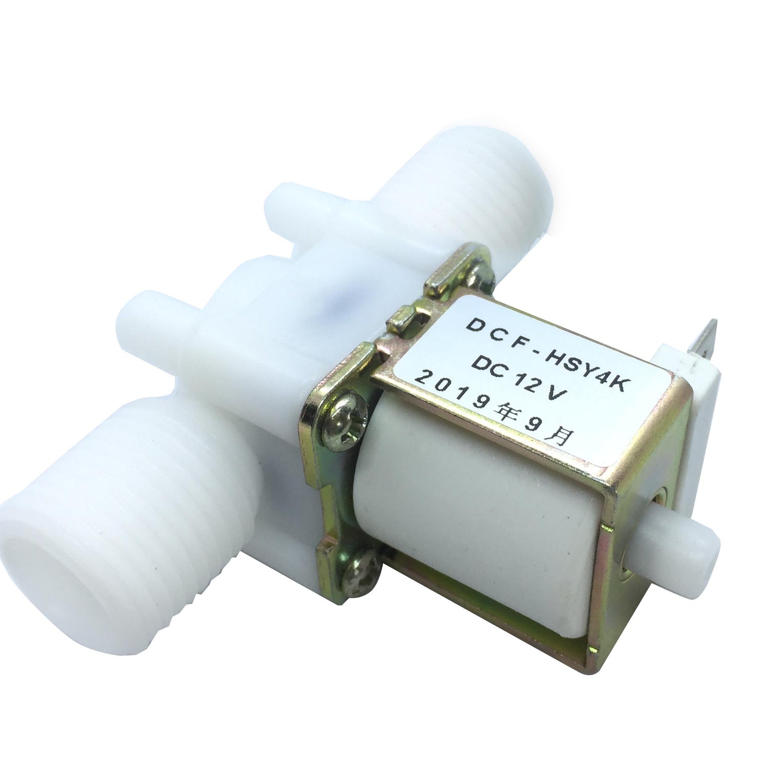 Solenoid Water Valve Plastic Normally Open - circuitrocks