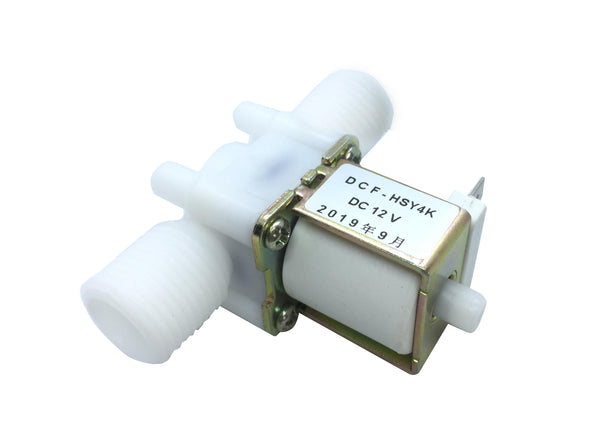 Solenoid Water Valve Plastic Normally Open - circuitrocks
