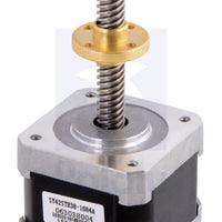 Stepper Motor with 18cm Lead Screw: Bipolar, 200 Steps/Rev, 42×38mm, 2.8V, 1.7 A/Phase - circuitrocks