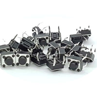 Tactile Button Switch 6mm x 20 pack - circuitrocks