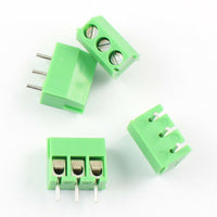 Terminal Block 3 pin 3.5mm pack of 5 - circuitrocks