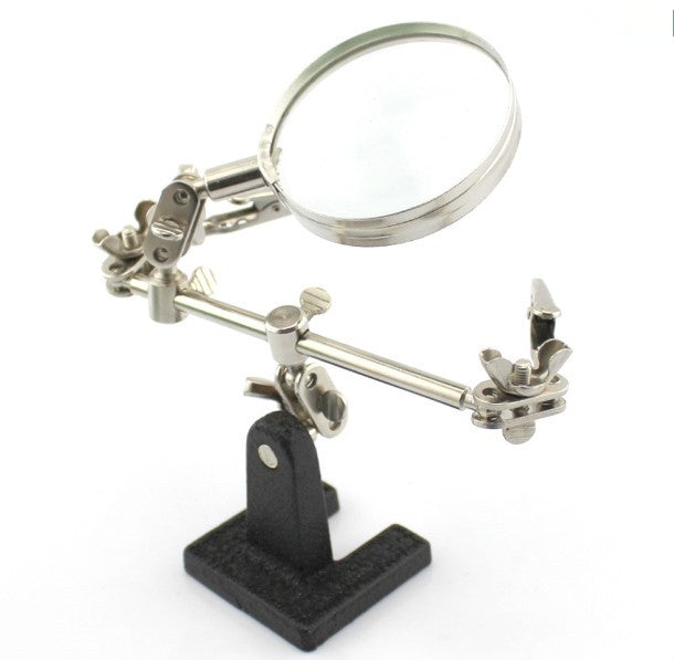 Third Hand with Magnifying Glass Tool