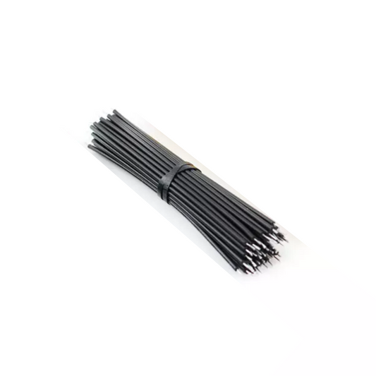 Tin Plated Breadboard PCB Solder Cable 24AWG 10CM Black