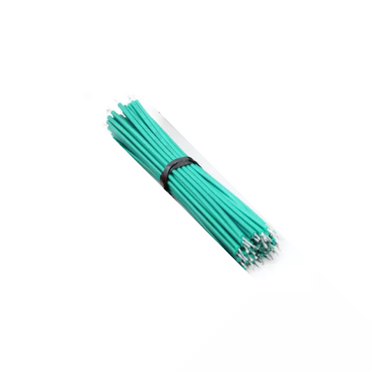 Tin Plated Breadboard PCB Solder Cable 24AWG 10CM Green