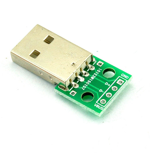 USB Male Head DIP 2.54MM Breakout