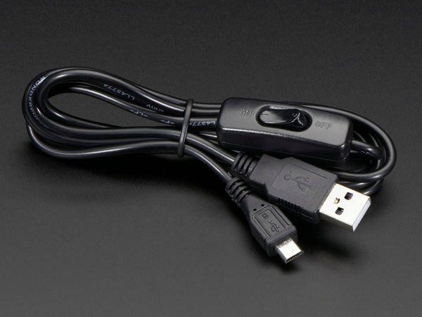 USB Micro Cable with Switch ON/OFF button - circuitrocks