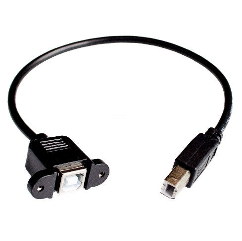 USB Panel Mount Cable B Male to B Female