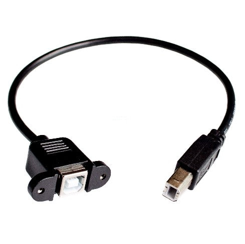 USB Panel Mount Cable B Male to B Female - circuitrocks