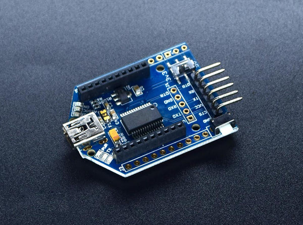 USB Serial Adapter with XBEE Mount / Rail for Arduino - circuitrocks