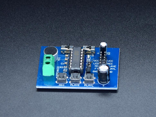 Voice Record Module ISD1820 — Electronics Part | Circuitrocks