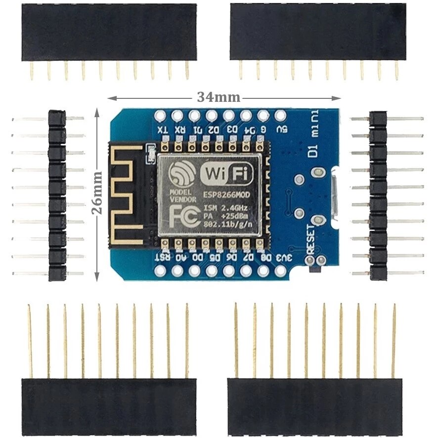 WeMos D1 Mini ESP8266 - WiFi Dev Board 4MB