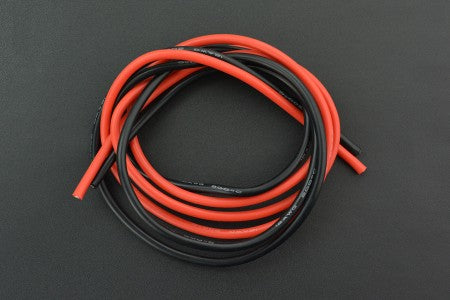 Wire High Temperature Resistant Silicone 12AWG 4mm2 1m