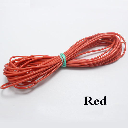 Wire Red 22 AWG Flexible Silicone Cable 0.3mm2 High-Temperature Max 200 Degrees Arduino