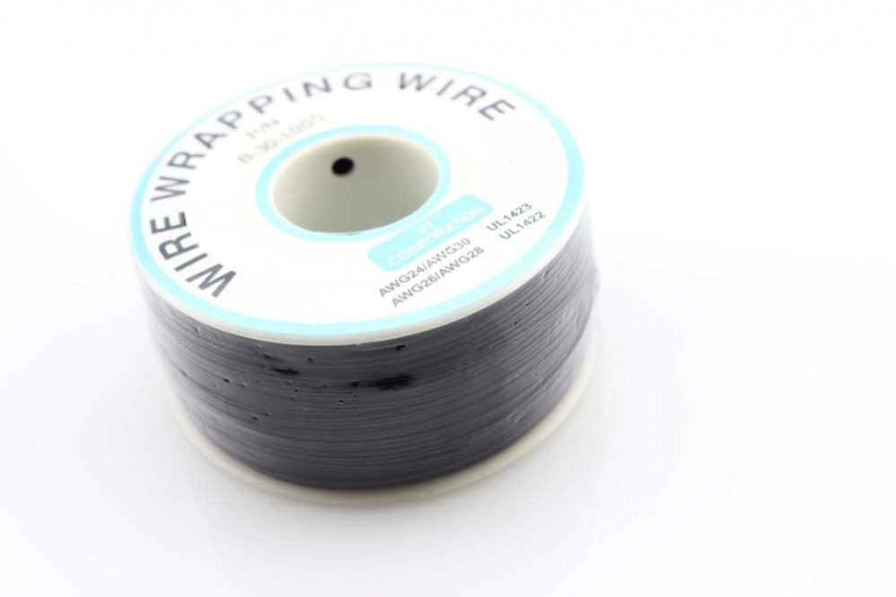 Wrapping Wire 250m 24AWG 30AWG Black